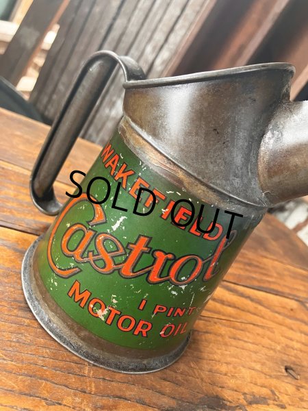 画像6: 20s Antique Original Castrol Oil Pourer Jug (R892) (6)