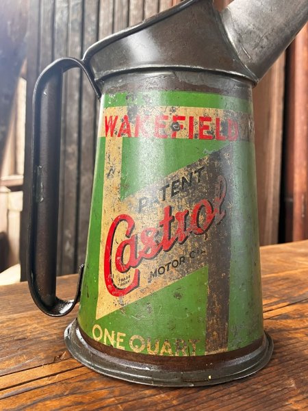 画像14: 40s〜 Vintage Original Castrol Oil Pourer Jug (R890) (14)