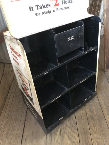 画像11: 50s Vintage BOWES SEAL FAST Tire Repair Service Station Display Cabinet (R903) (11)