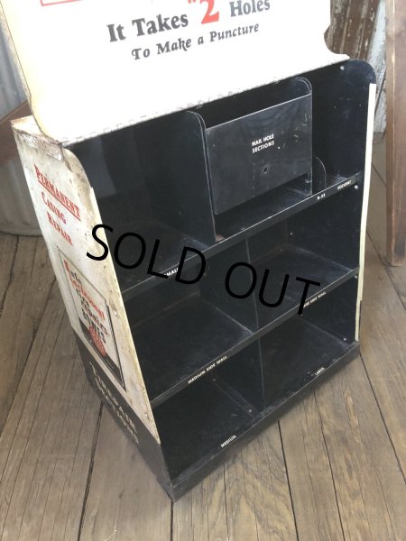 画像11: 50s Vintage BOWES SEAL FAST Tire Repair Service Station Display Cabinet (R903) (11)
