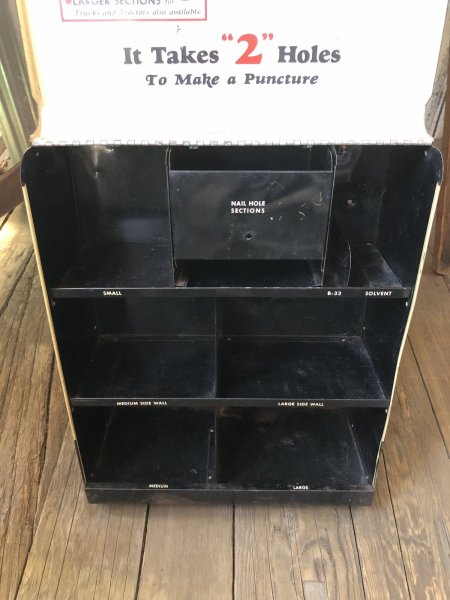 画像9: 50s Vintage BOWES SEAL FAST Tire Repair Service Station Display Cabinet (R903) (9)