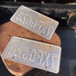 画像2: Original USA California License Plate 7XFG628 SET (R911) (2)
