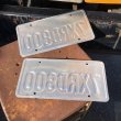 画像2: Original USA California License Plate 7XRD800 SET (R910) (2)