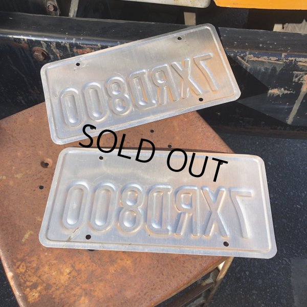 画像2: Original USA California License Plate 7XRD800 SET (R910) (2)