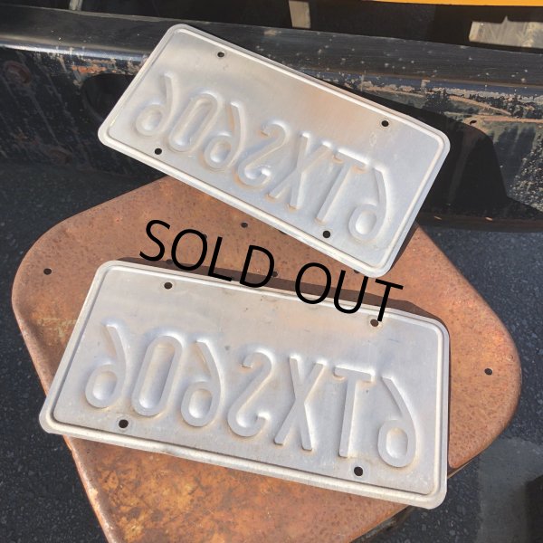 画像2: Original USA California License Plate 6TXS606 SET (R913) (2)