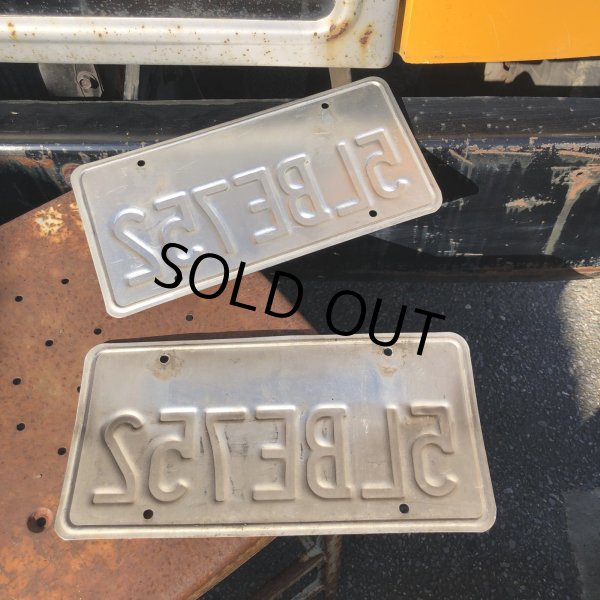 画像2: Original USA California License Plate 5LBE752 SET (R908) (2)