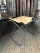 画像13: Vintage Metal Canvas Folding Camp Chair (R930) (13)