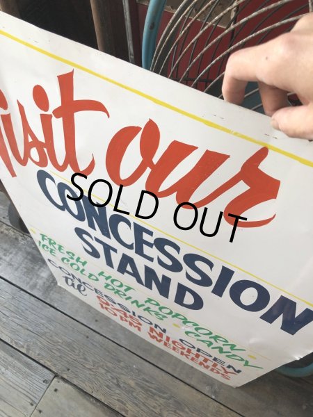 画像13: Vintage Concession Stand Hand Painted Store Sign (R931) (13)
