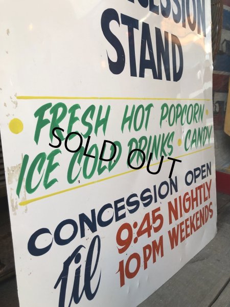 画像6: Vintage Concession Stand Hand Painted Store Sign (R931) (6)