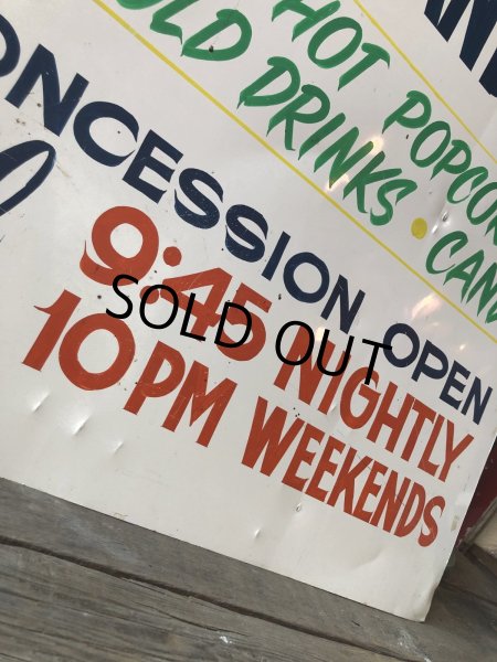 画像7: Vintage Concession Stand Hand Painted Store Sign (R931) (7)