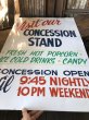 画像14: Vintage Concession Stand Hand Painted Store Sign (R931) (14)