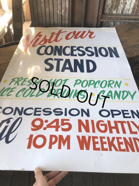 画像14: Vintage Concession Stand Hand Painted Store Sign (R931) (14)