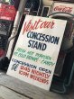 画像10: Vintage Concession Stand Hand Painted Store Sign (R931) (10)
