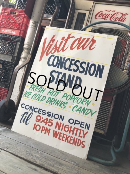 画像10: Vintage Concession Stand Hand Painted Store Sign (R931) (10)