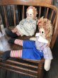 画像12: 70s VintageKnickerbocker Raggedy Ann & Andy Doll SET 48cm (R937) (12)