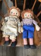 画像15: 70s VintageKnickerbocker Raggedy Ann & Andy Doll SET 48cm (R937) (15)