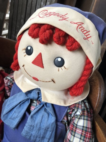 画像3: 80s 90s Vintage KUSUNOKI Limited Edition Raggedy Ann & Andy Doll SET 77cm (R936) (3)