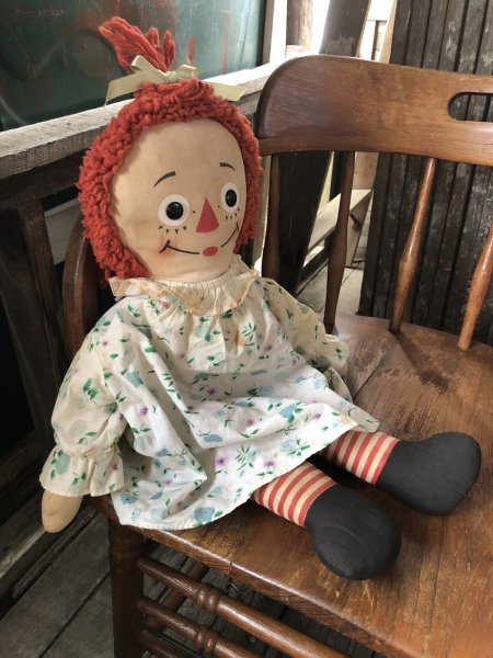 画像4: 70s Vintage Raggedy Ann Doll 65cm (R939) (4)