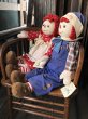 画像11: 80s 90s Vintage KUSUNOKI Limited Edition Raggedy Ann & Andy Doll SET 77cm (R936) (11)