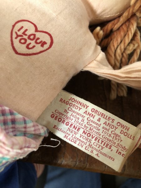 画像6: 70s VintageKnickerbocker Raggedy Ann & Andy Doll SET 48cm (R937) (6)