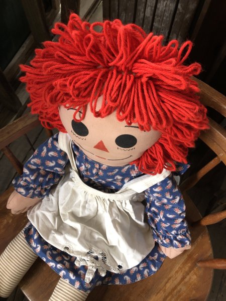 画像2: 70s Vintage Raggedy Ann Doll 90cm (R938) (2)