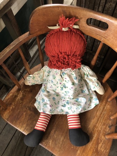 画像11: 70s Vintage Raggedy Ann Doll 65cm (R939) (11)