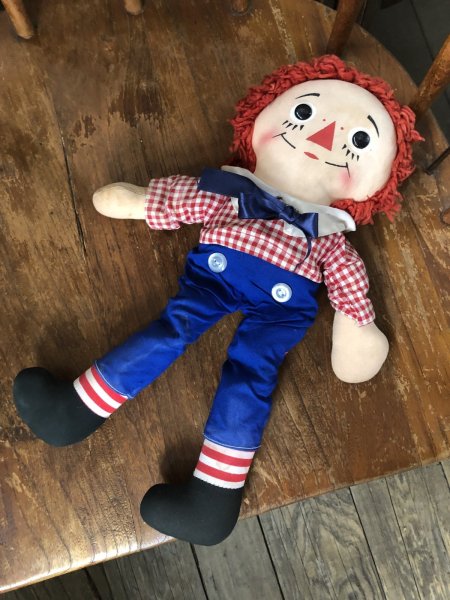 画像5: 70s Vintage Knickerbocker Raggedy Andy Doll 37cm (R935) (5)