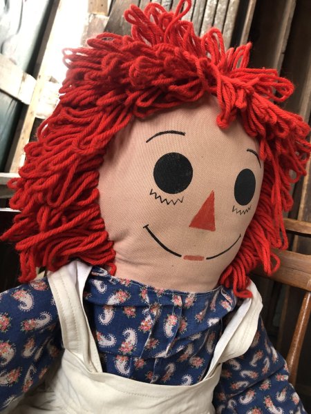 画像4: 70s Vintage Raggedy Ann Doll 90cm (R938) (4)