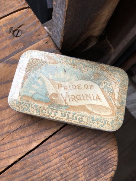 画像1: Vintage Tobacco Tin Pride of Virginia (R949) (1)