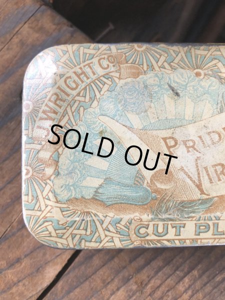 画像8: Vintage Tobacco Tin Pride of Virginia (R949) (8)