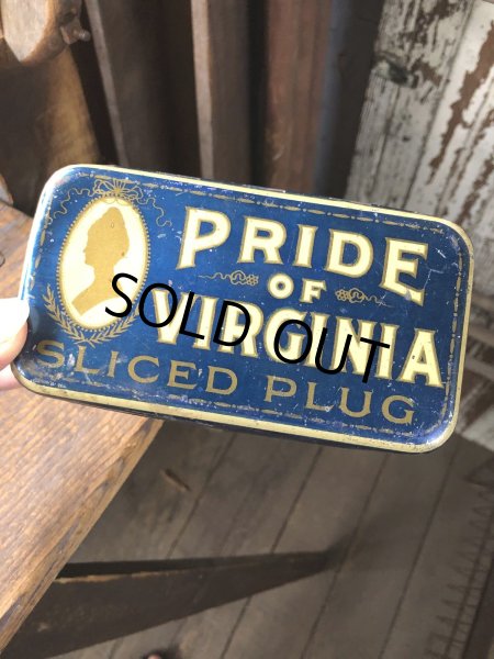 画像11: Vintage Tobacco Tin Pride of Virginia (R948) (11)