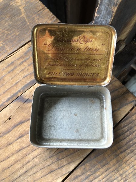 画像2: Vintage Tobacco Tin Saratoga Chips Sliced Plug (R952) (2)