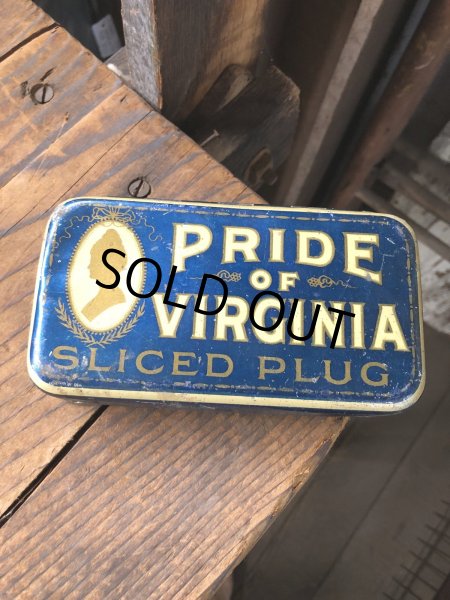 画像1: Vintage Tobacco Tin Pride of Virginia (R948) (1)