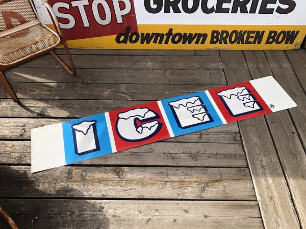 画像1: Vintage ICEE Advertising Food Court Store Display Sign (R998) (1)