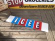 画像1: Vintage ICEE Advertising Food Court Store Display Sign (R997) (1)