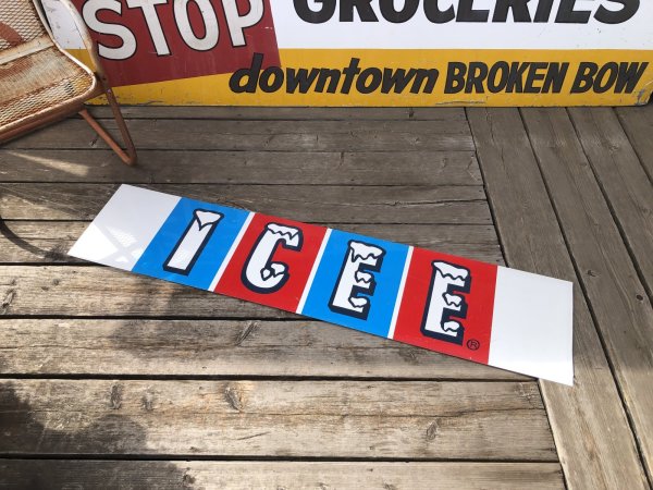 画像1: Vintage ICEE Advertising Food Court Store Display Sign (R997) (1)