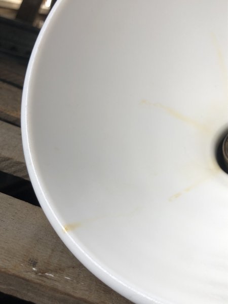 画像9: Vintage U.S.A. Milk Glass Globe Pendant Hanging Lamp (A001) (9)