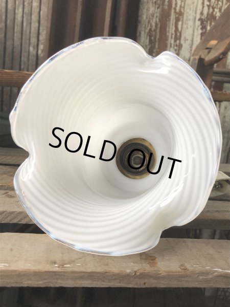 画像8: Vintage U.S.A. Milk Glass Globe Pendant Hanging Lamp (A004) (8)