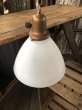 画像7: Vintage U.S.A. Milk Glass Globe Pendant Hanging Lamp (A002) (7)