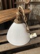画像3: Vintage U.S.A. Milk Glass Globe Pendant Hanging Lamp (A001) (3)