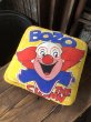 画像1: 70s Vintage BOZO THE CLOWN Throw Pillow Cushion (A008)  (1)