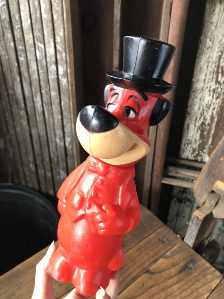 画像1: 60s Vintage Huckleberry Hound Plastic Bank Doll (A012)  (1)