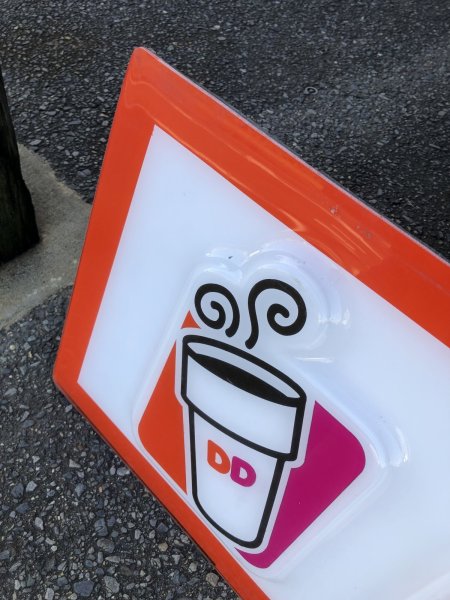 画像9: Vintage Advertising Dunkin' Donuts Store Display Drive-Thru Sign (A017) (9)