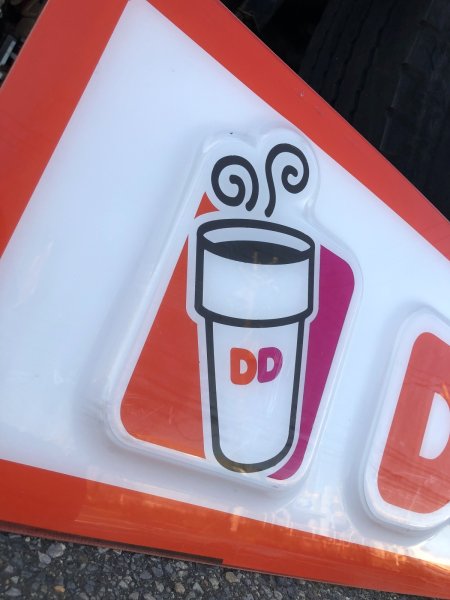 画像11: Vintage Advertising Dunkin' Donuts Store Display Drive-Thru Sign (A017) (11)