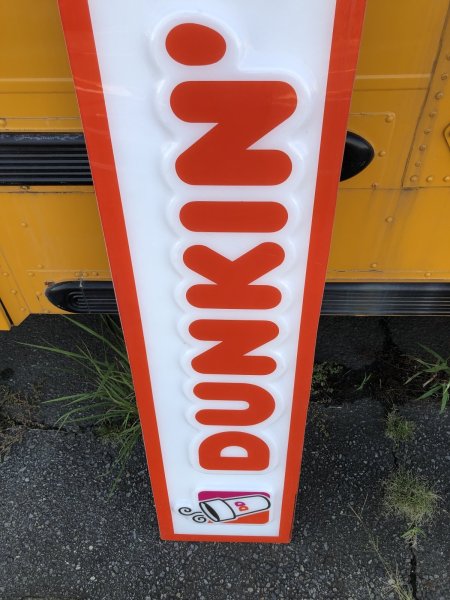 画像15: Vintage Advertising Dunkin' Donuts Store Display Drive-Thru Sign (A017) (15)