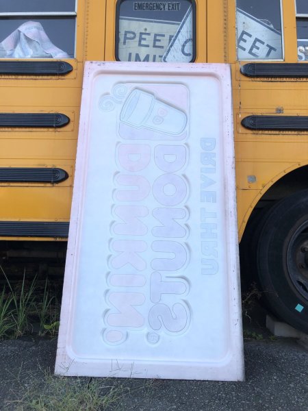 画像22: 【店舗引き取り限定】 Vintage Advertising Dunkin' Donuts Store Display Drive-Thru Sign (A018) (22)