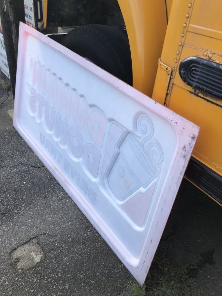 画像11: 【店舗引き取り限定】 Vintage Advertising Dunkin' Donuts Store Display Drive-Thru Sign (A018) (11)