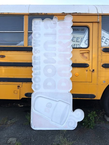 画像15: 【店舗引き取り限定】 Original Vintage Dunkin' Donuts Advertising Store Display COFFEE & MORE Sign (A019) (15)
