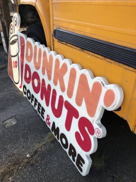 画像7: 【店舗引き取り限定】 Original Vintage Dunkin' Donuts Advertising Store Display COFFEE & MORE Sign (A019) (7)