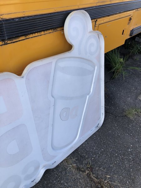 画像12: 【店舗引き取り限定】 Original Vintage Dunkin' Donuts Advertising Store Display COFFEE & MORE Sign (A019) (12)